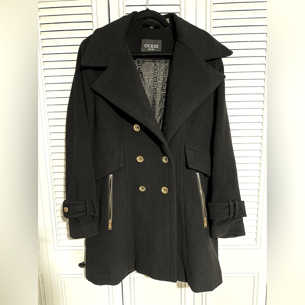 Guess Wool Blend Coat